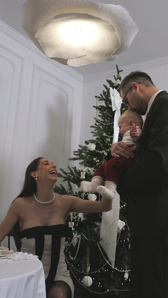 Fotografia Ciążowa Kraków 40 rodzinna sesja swiateczna